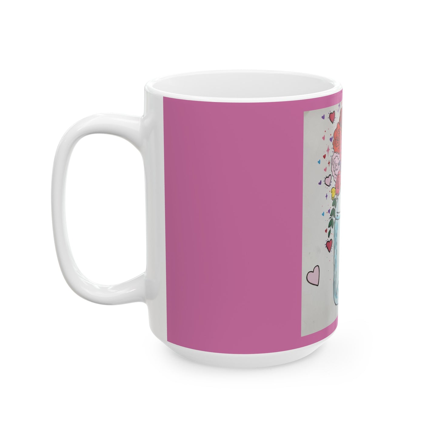 Valentines Day Ceramic Mug 11oz (Specialties Collection) PINK