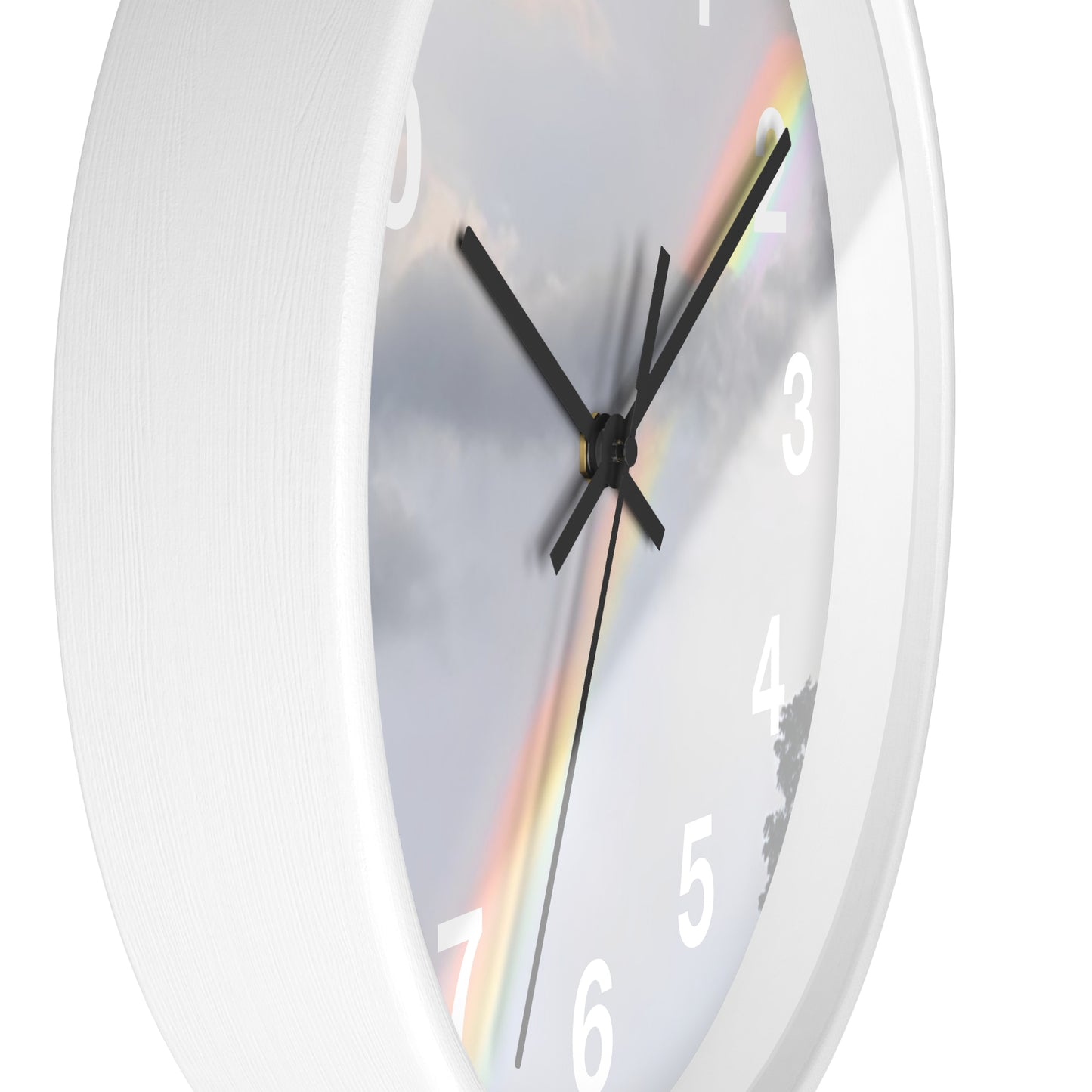 Rainbow Wall Clock (Enchanted Exposures By Tammy Lyne)