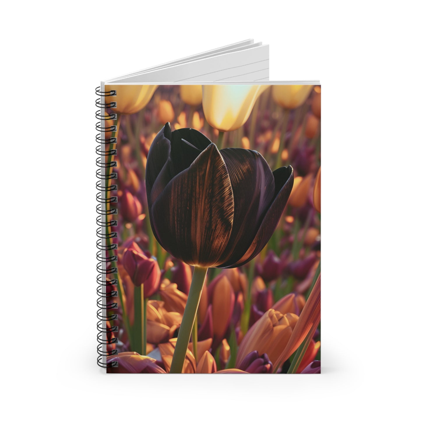 Purple Tulip Spiral Notebook( SP Photography Collection)