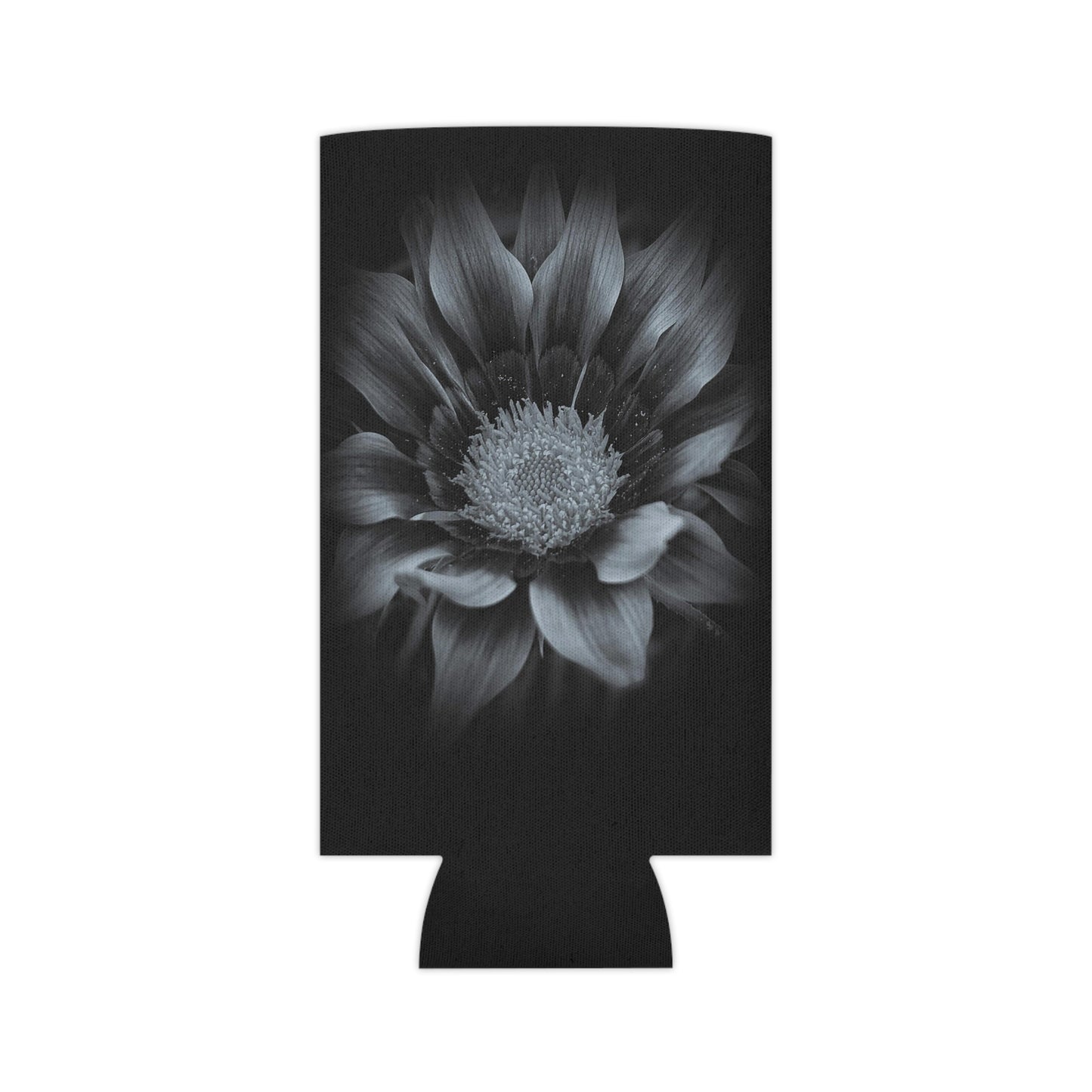 Midnight Bloom Can Slim Cooler Sleeve (SP Photography Collection) BLACK