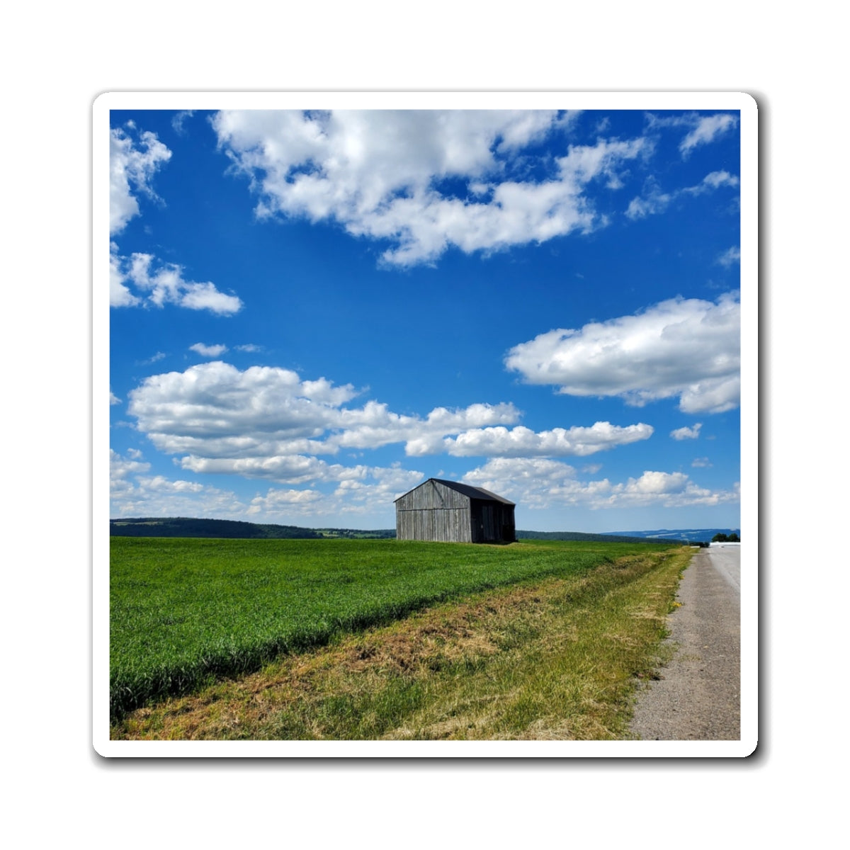 Lonely Barn Magnet (Enchanted Exposures By Tammy Lyne)