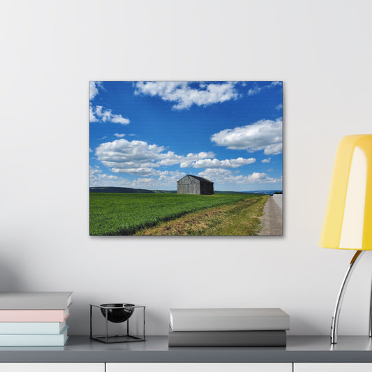 Lonely Barn Wrap Canvas (Enchanted Exposures By Tammy Lyne)