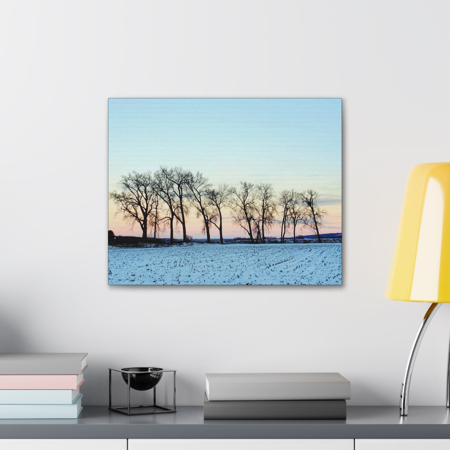 Snowy Tree Line Wrap Canvas (Enchanted Exposures By Tammy Lyne)