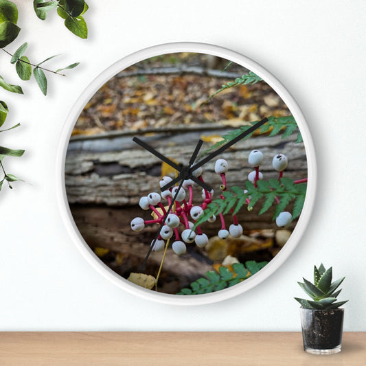 Baneberry Wall Clock (Savor The Moment Collection)