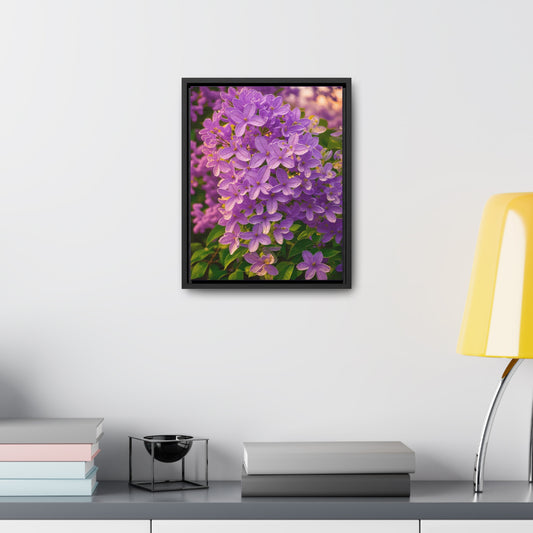 Purple Lilac Canvas Wraps, Vertical Frame (SP Photography Collection)