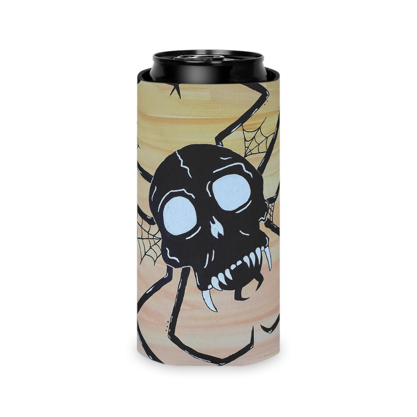 Spike Can Slim Cooler Sleeve (Peculiar Paintings Collection) BLACK