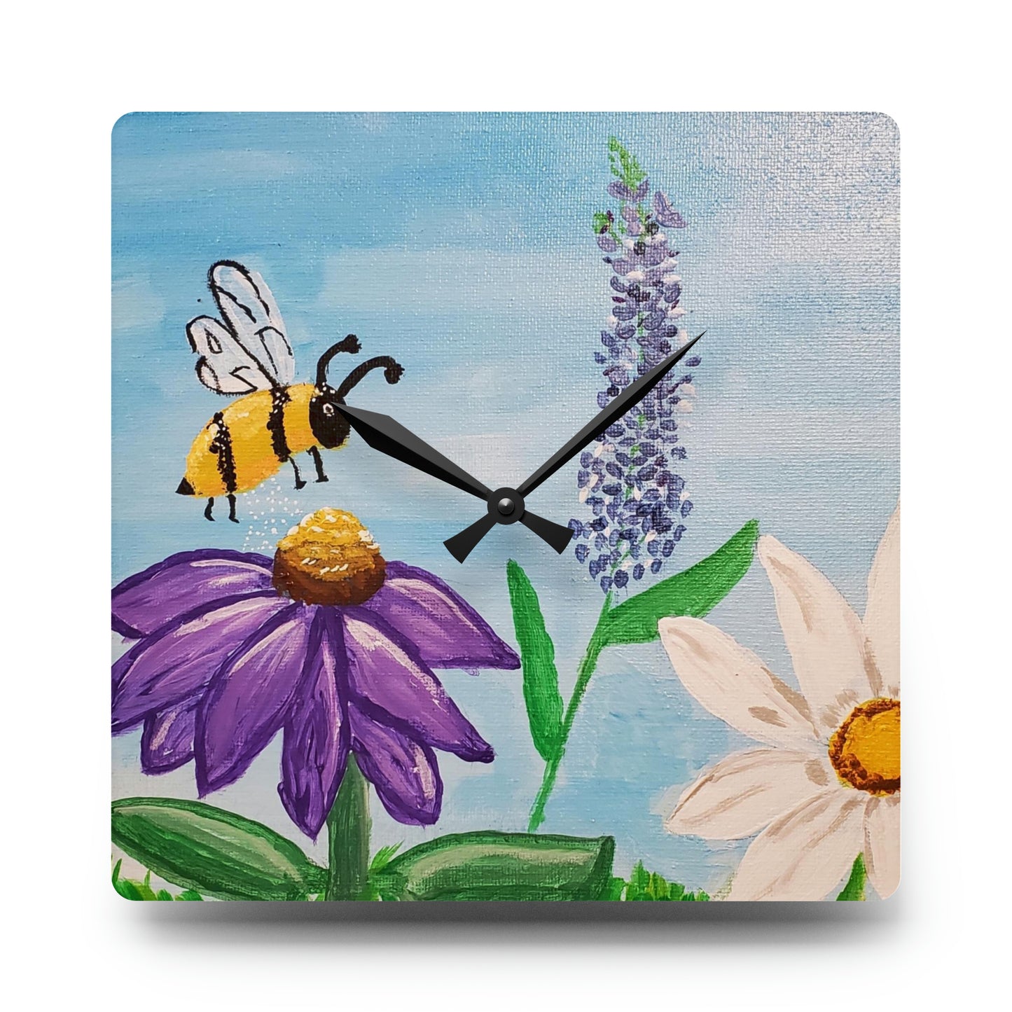 Busy Bee Acrylic Wall Clock (Brookson Collection)