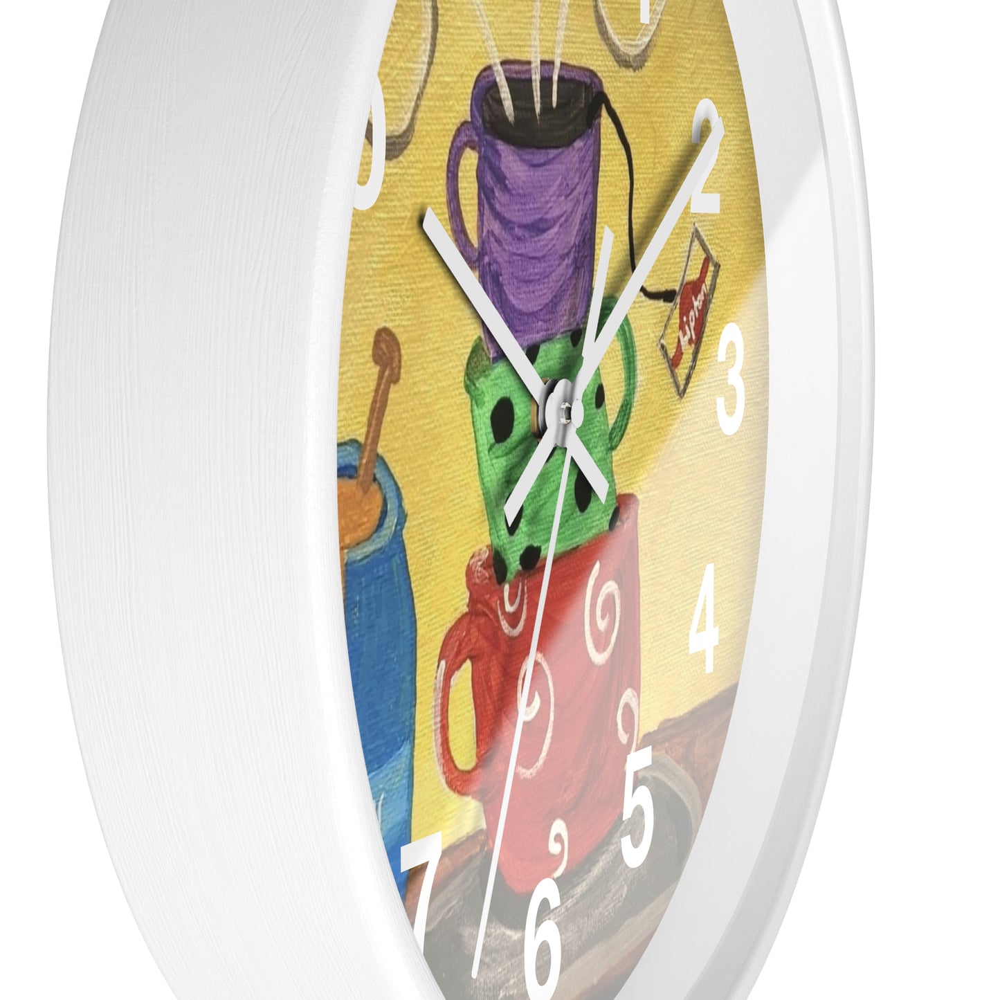 Cup Of Tea Wall Clock (Brookson Collection)