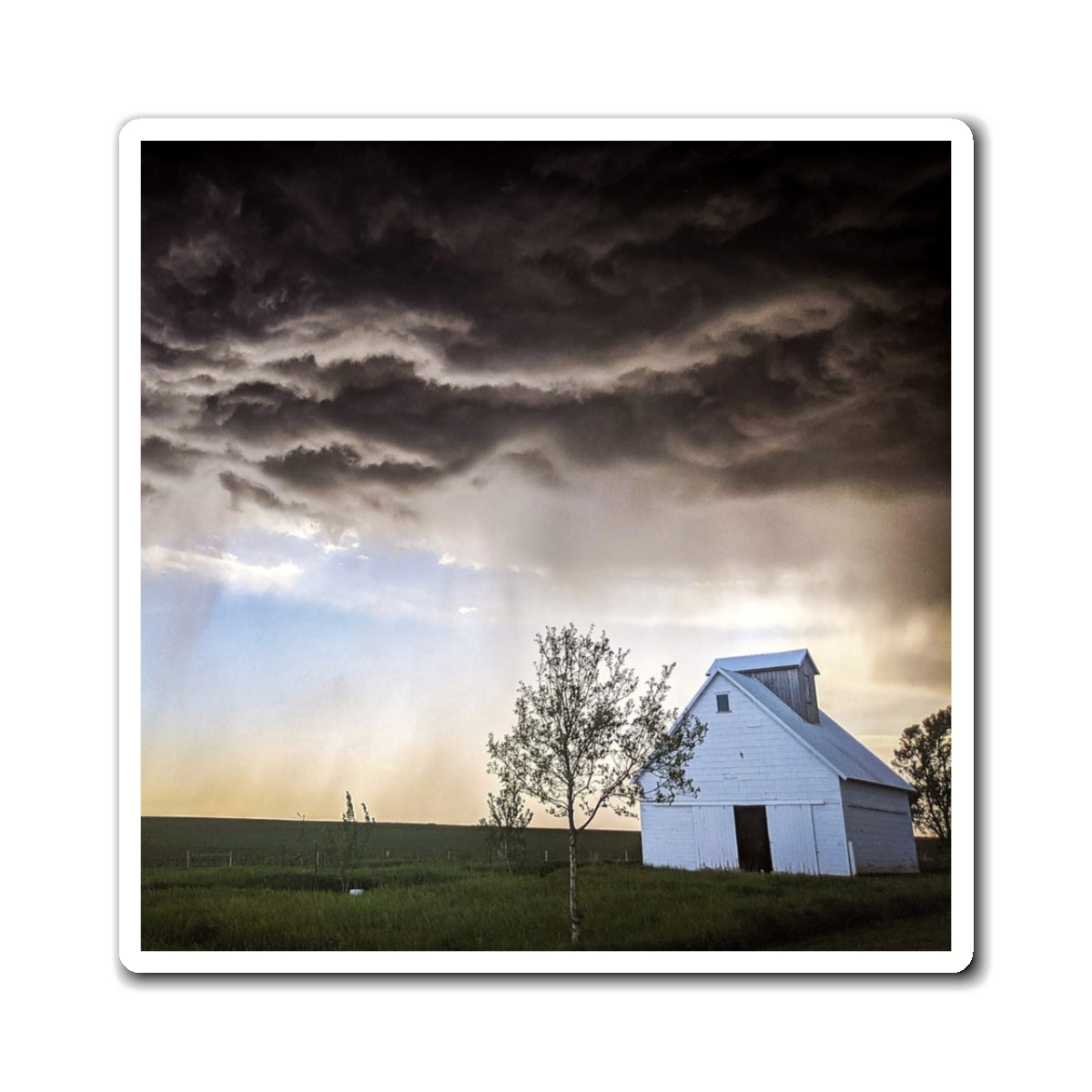 Cloudy Barn Magnet (SP Photography Collection)