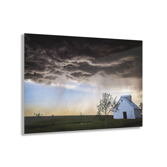 Cloudy Barn Acrylic Prints (SP Photography Collection)