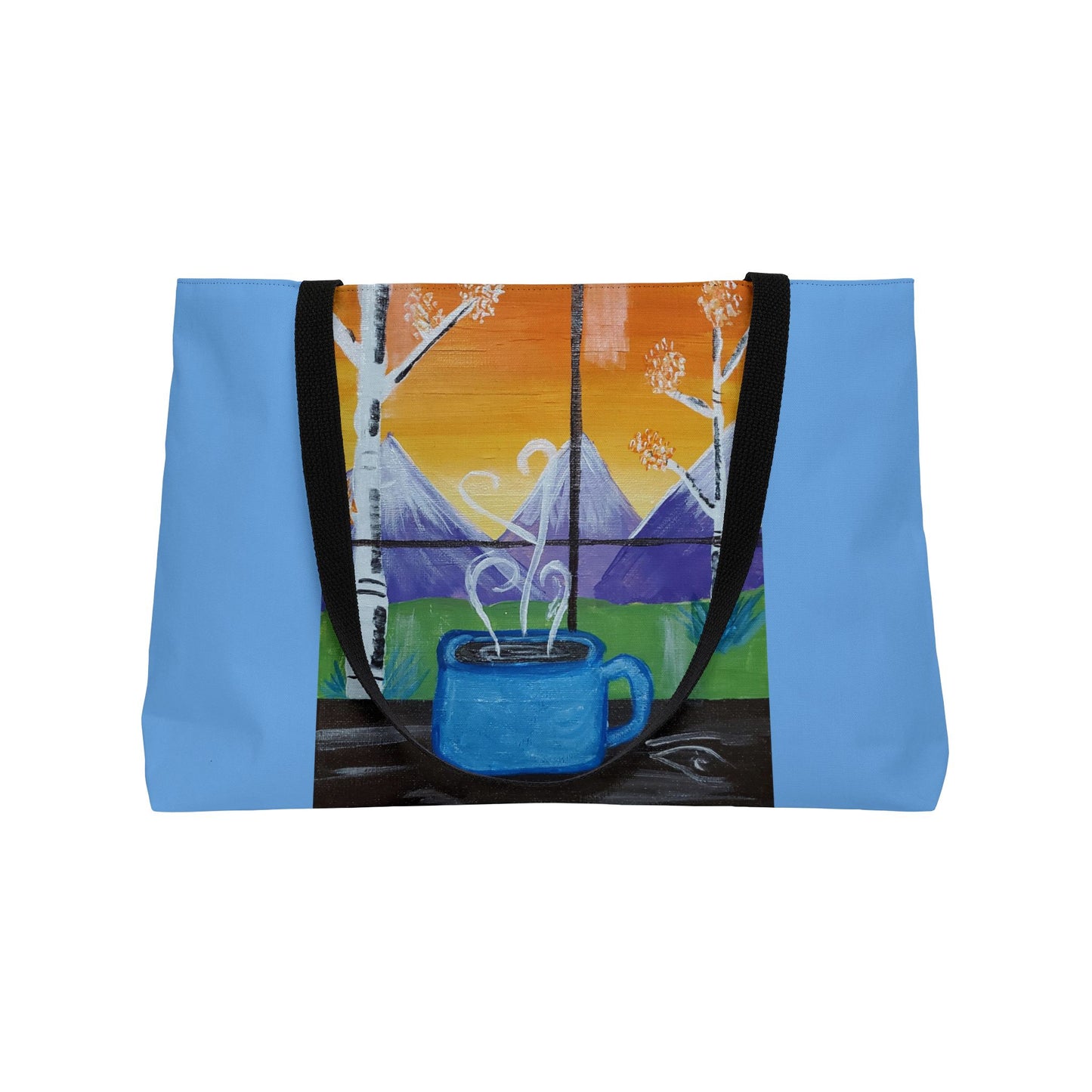 The Window Weekender Tote Bag (Brookson Collection) BLUE