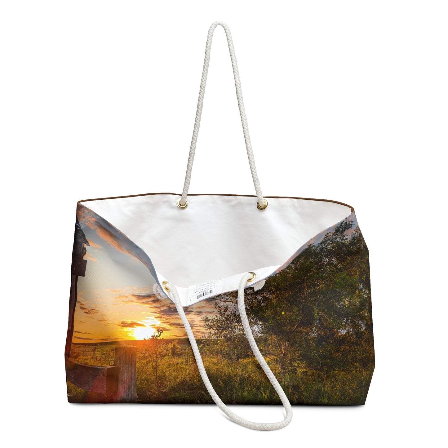 Fence Weekender Bag (SP Photography Collection) BROWN