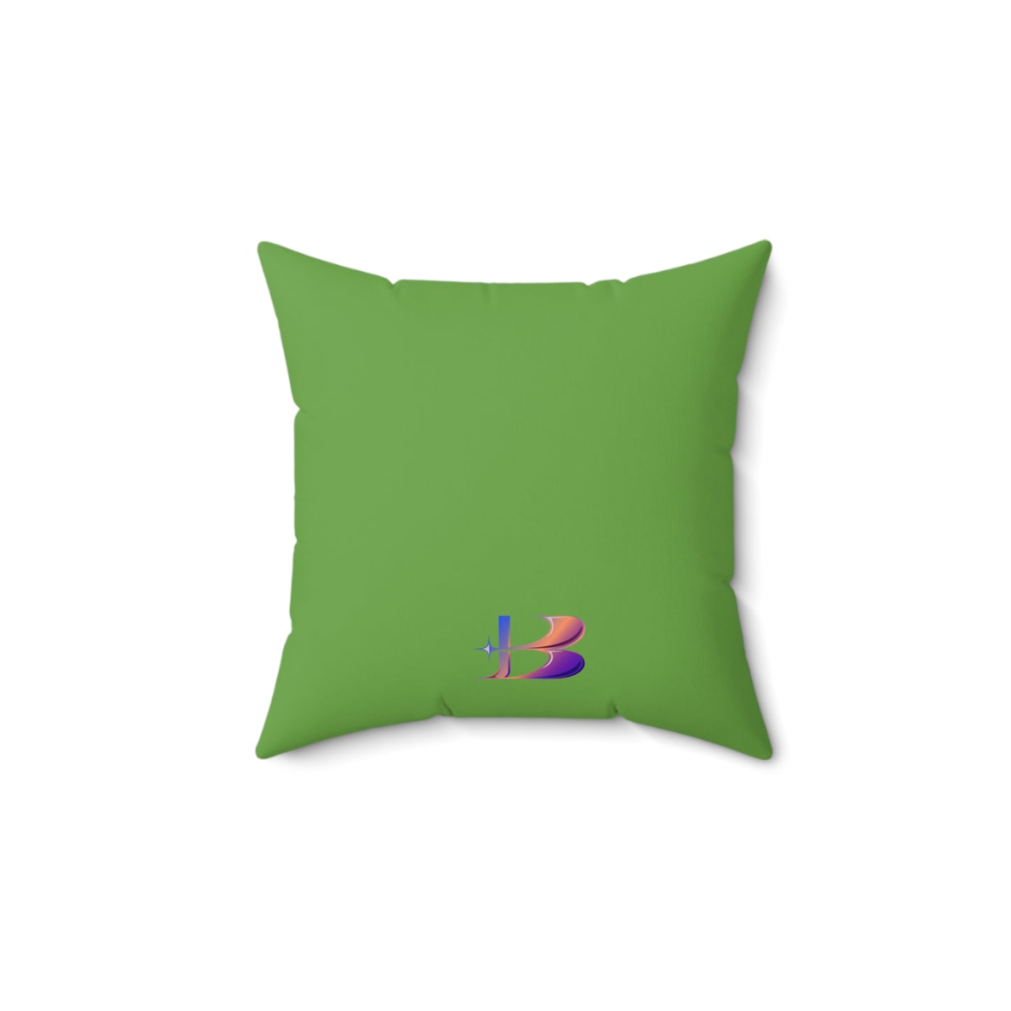 Tulips Spun Polyester Square Pillow (SP Photography Collection) GREEN