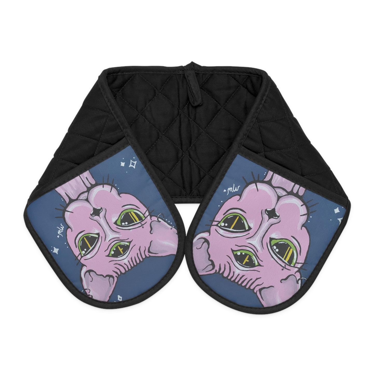 Madame Feline Oven Mitts (Peculiar Paintings Collection)