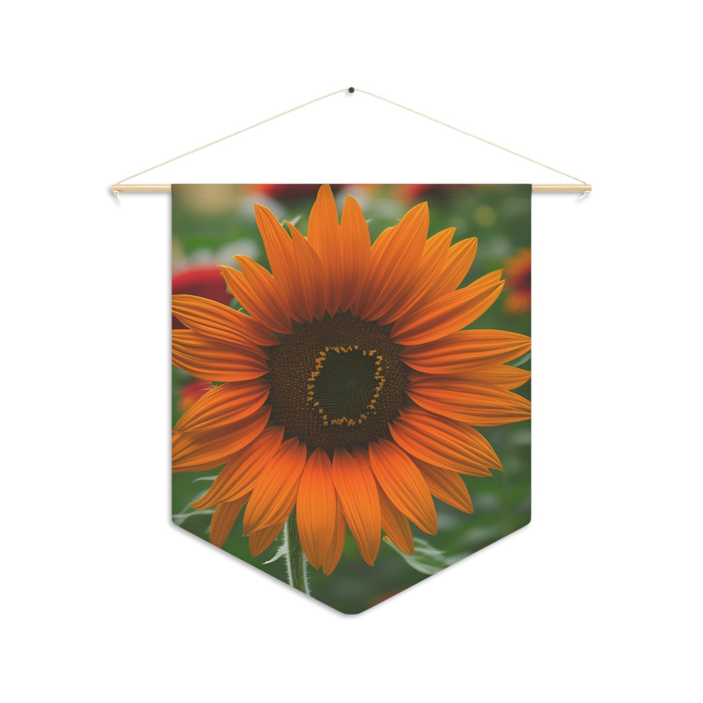 Orange Sunflower Pennant (SP Photography Collection)