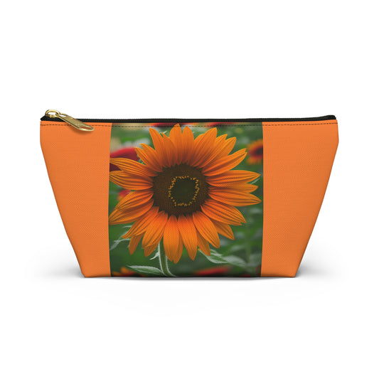 Orange Sunflower Pouch w T-bottom (SP Photography Collection) ORANGE