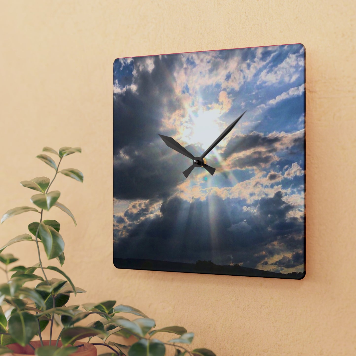 See the light Acrylic Wall Clock (Custom Creations By Catelyn)