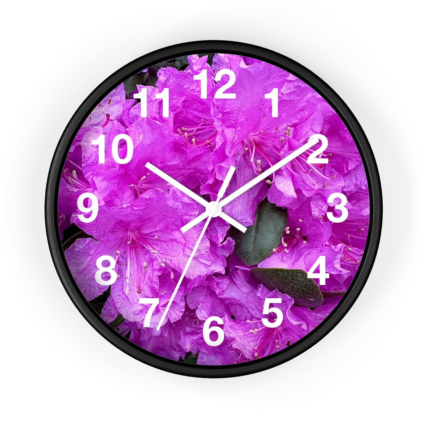 Pink Flower Wall Clock (Custom Creations By Catelyn)