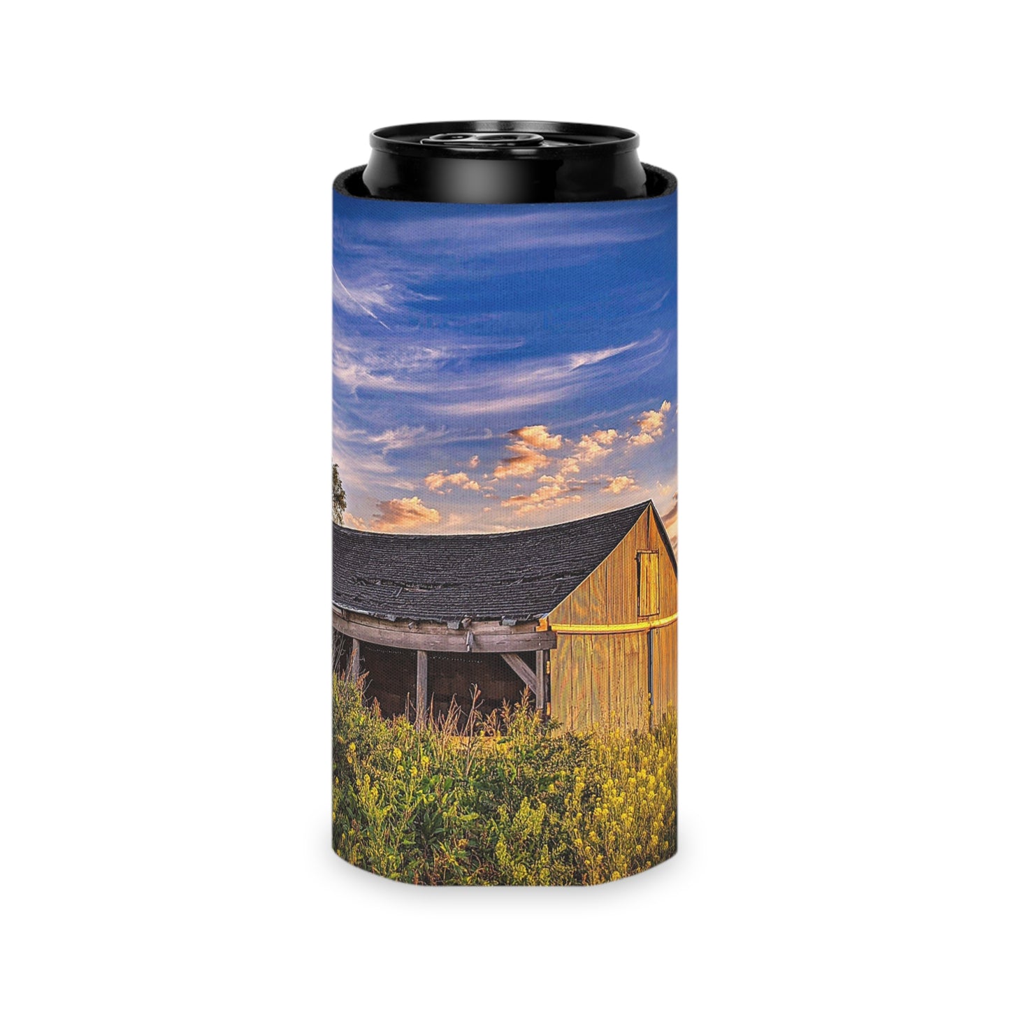 Beautiful Barn Slim Can Cooler Sleeve (SP Photography Collection) BLUE