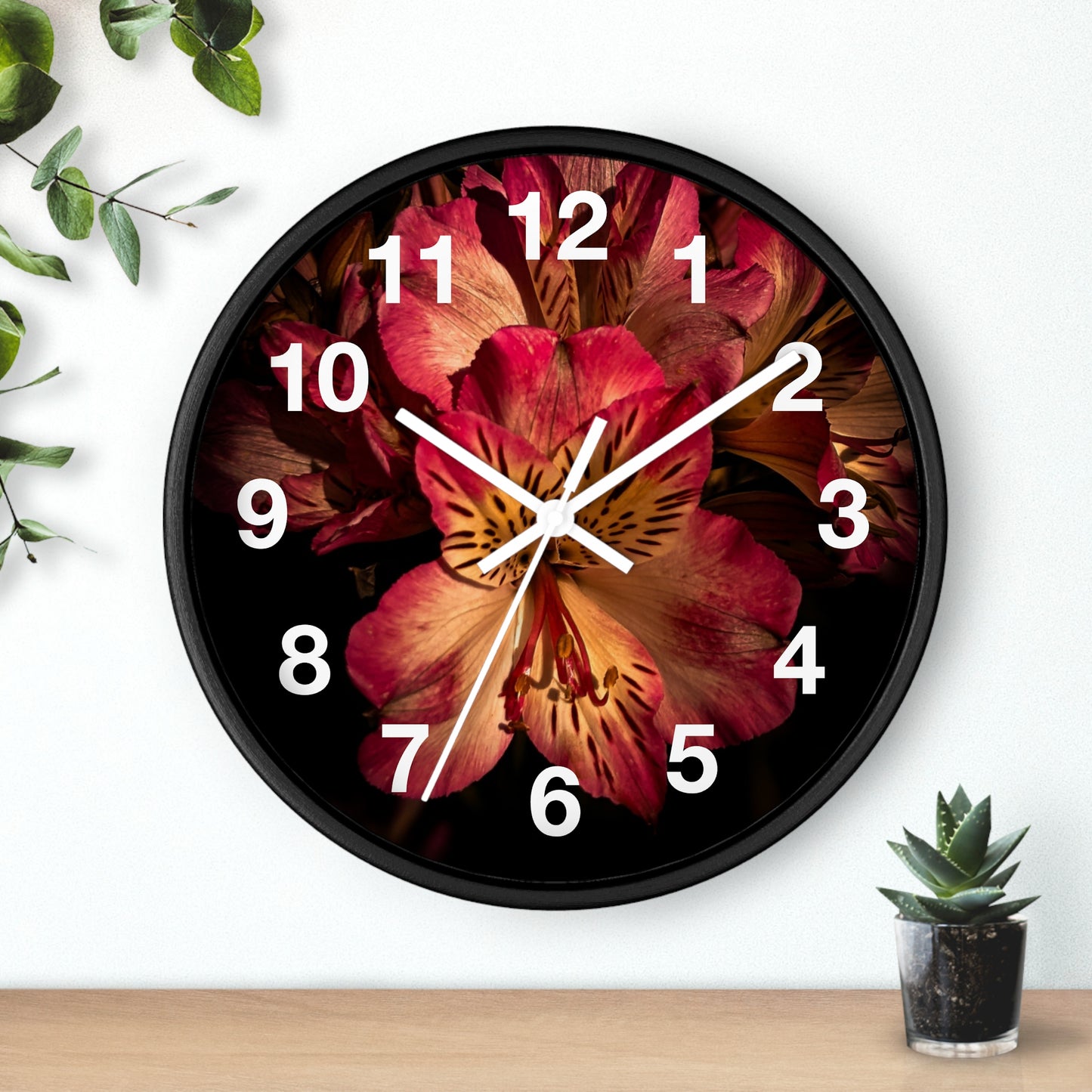 Pink Lily Clock (SP Photography Collection)