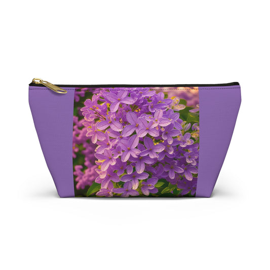 Purple Lilac Pouch w T-bottom (SP Photography Collection) PURPLE