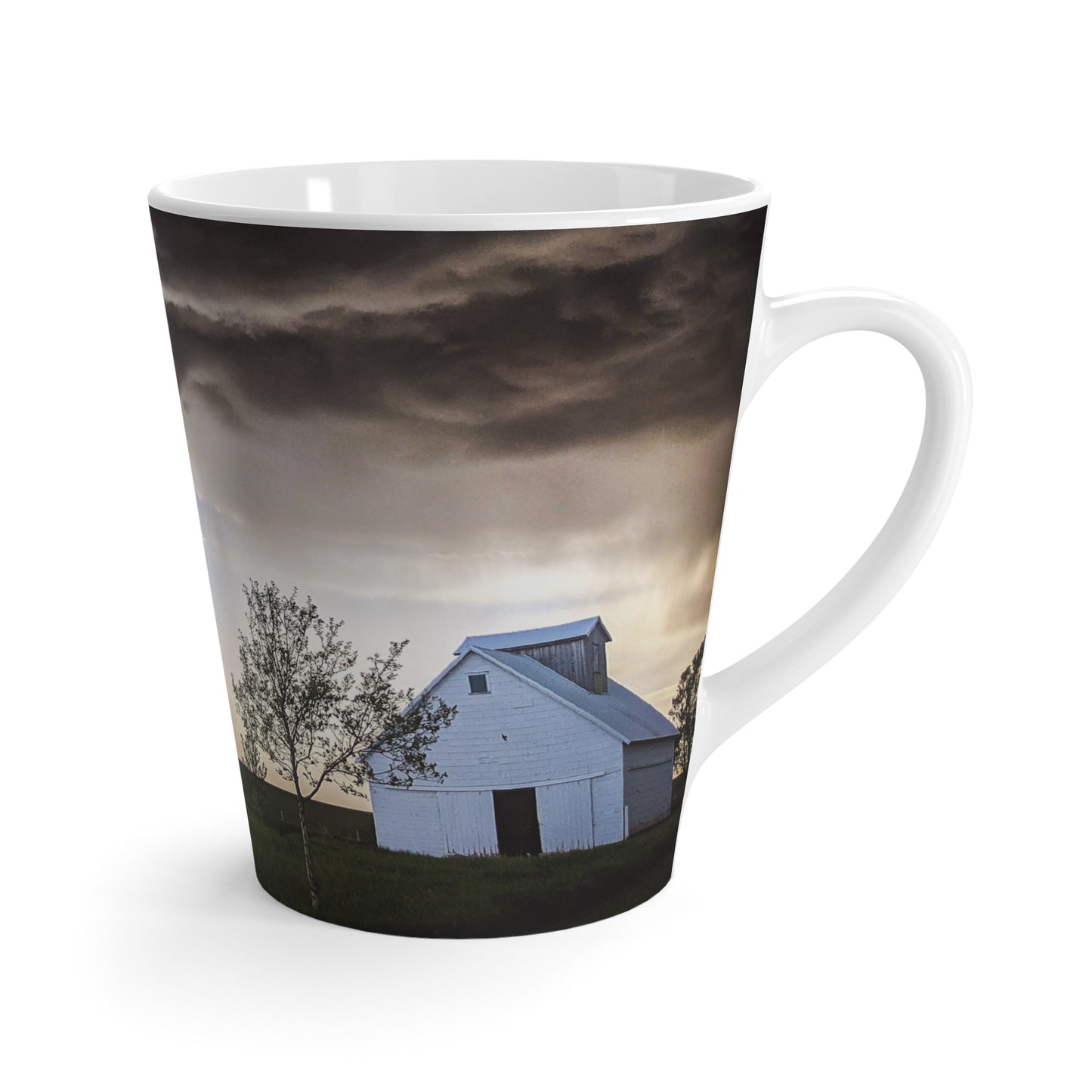 Cloudy Barn Latte Mug (SP Photography)