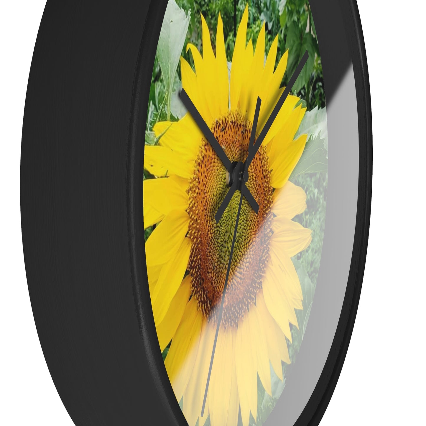 Yellow Sunflower Wall Clock (Enchanted Exposures By Tammy Lyne)