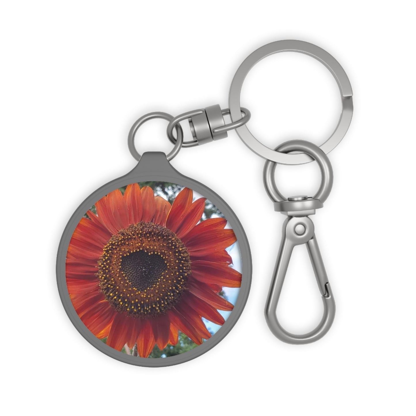 Heart Sunflower Key ring (Enchanted Exposures By Tammy Lyne)