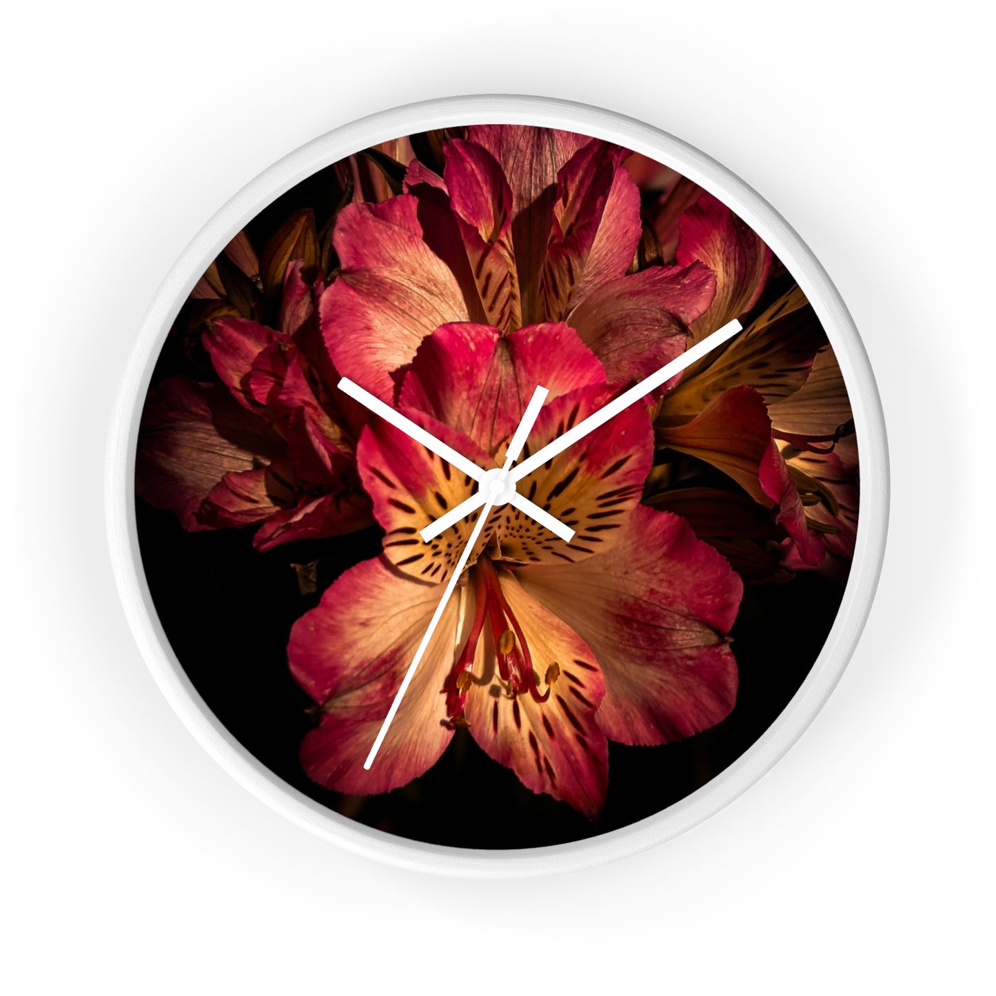 Pink Lily Wall Clock (SP Photography Collection)