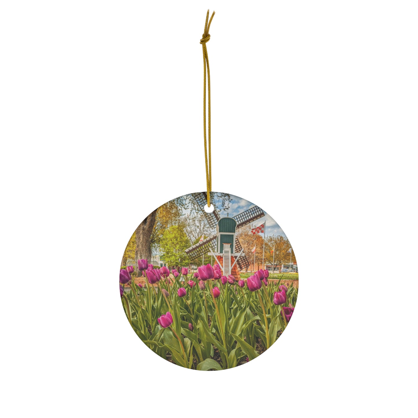 Windmill Tulip Ceramic Ornament (SP Photography Collection)