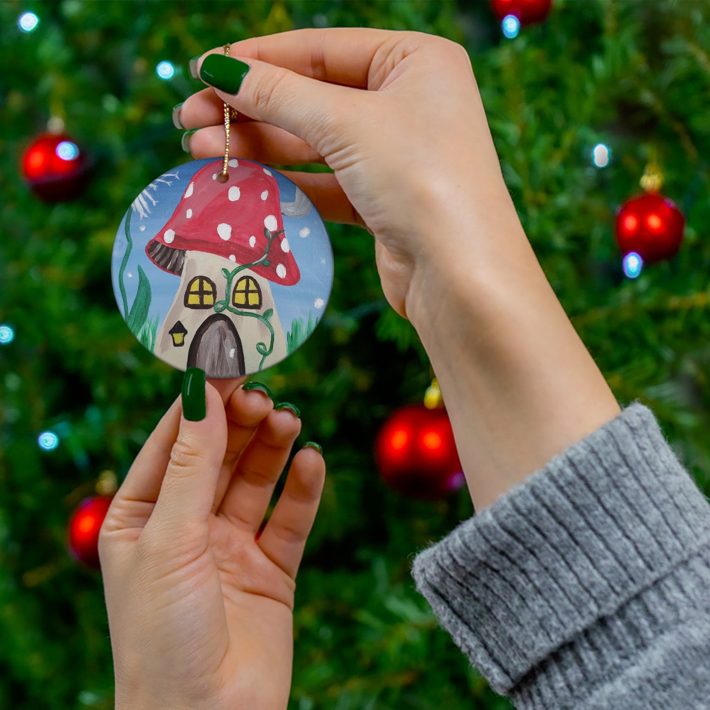 Fairy House Ceramic Ornament (Brookson Collection)