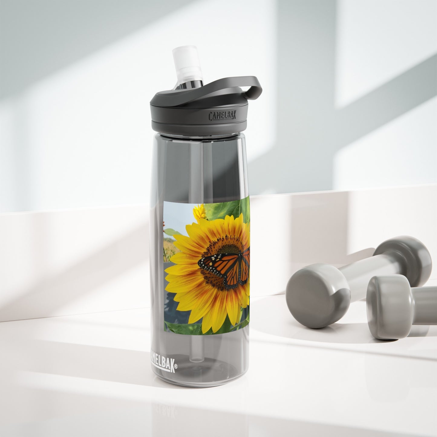 Happy Sunflower CamelBak Eddy®  Water Bottle, 25oz (Enchanted Exposures By Tammy Lyne)