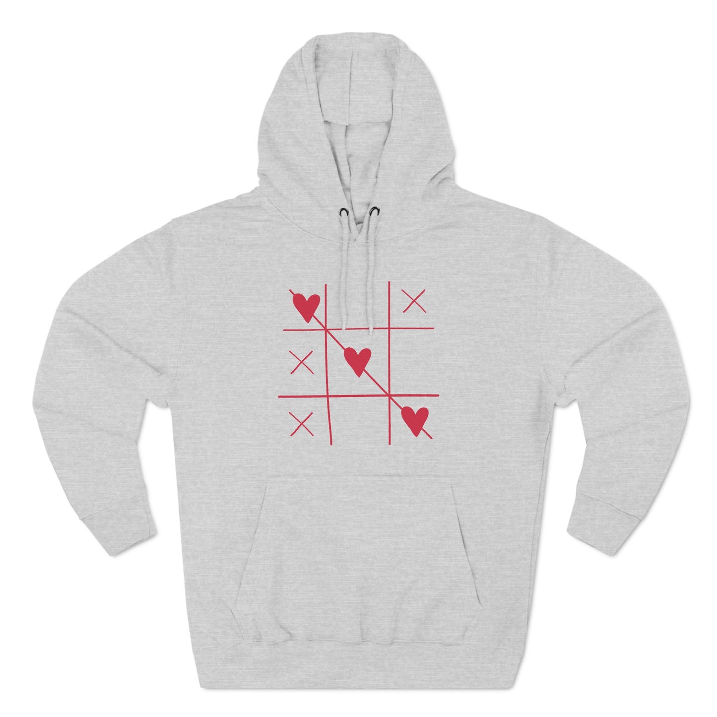 Won Heart Panel Fleece Hoodie ( B & J Collections)