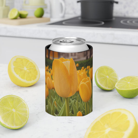 Yellow Tulip Can Regular Cooler Sleeve (SP Photography Collection) YELLOW