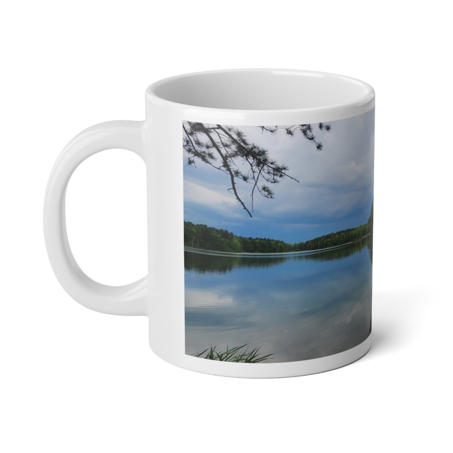 Peaceful Lake Jumbo Mug, 20oz (Savor The Moment Collection)