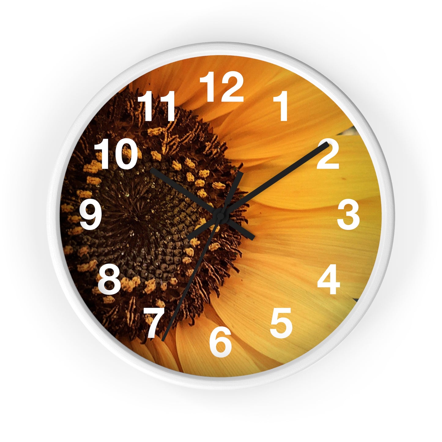 Sun Ray Sunflower Wall Clock (SP Photography Collection)