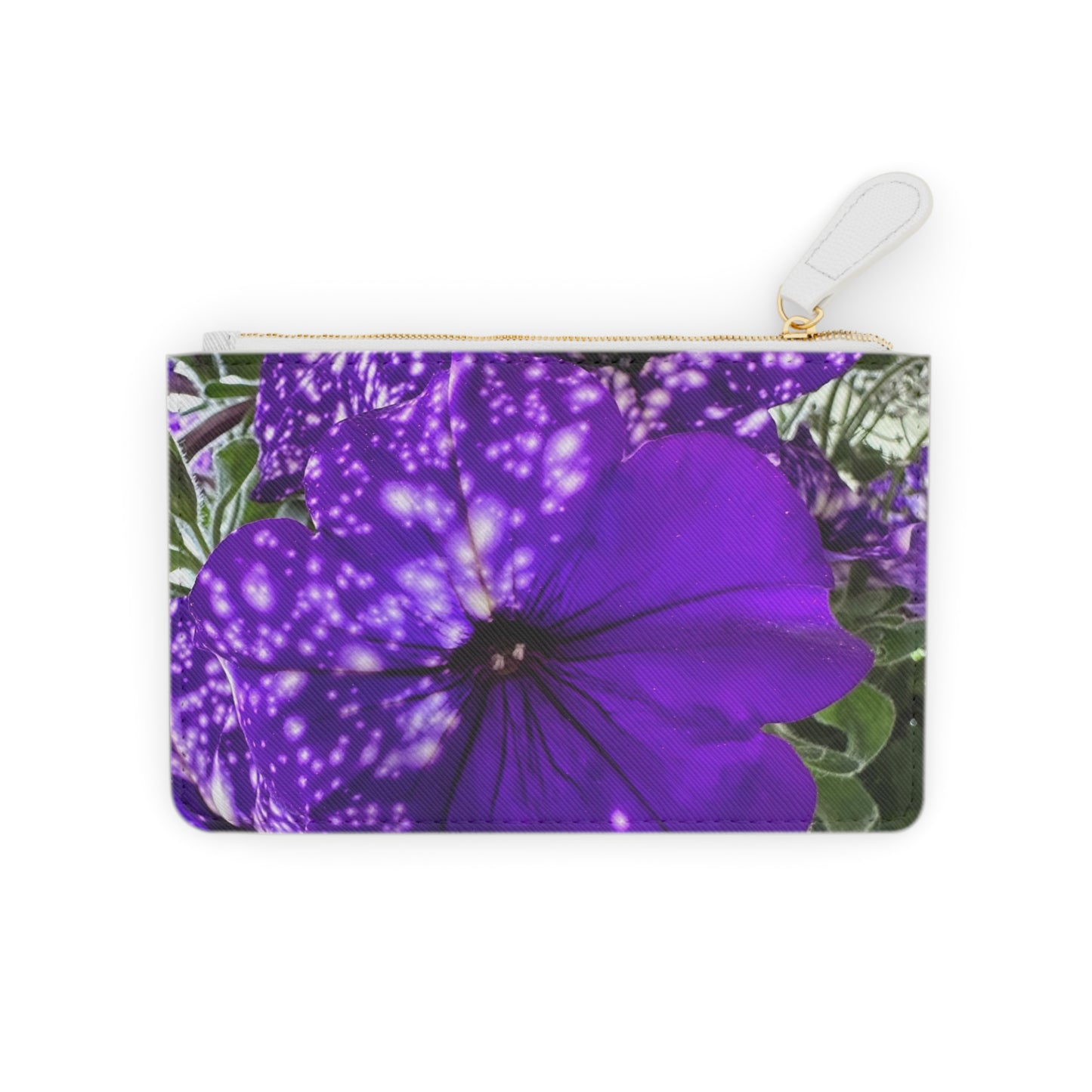 Purple Flower Mini Clutch Bag (Custom Creations By Catelyn) PURPLE