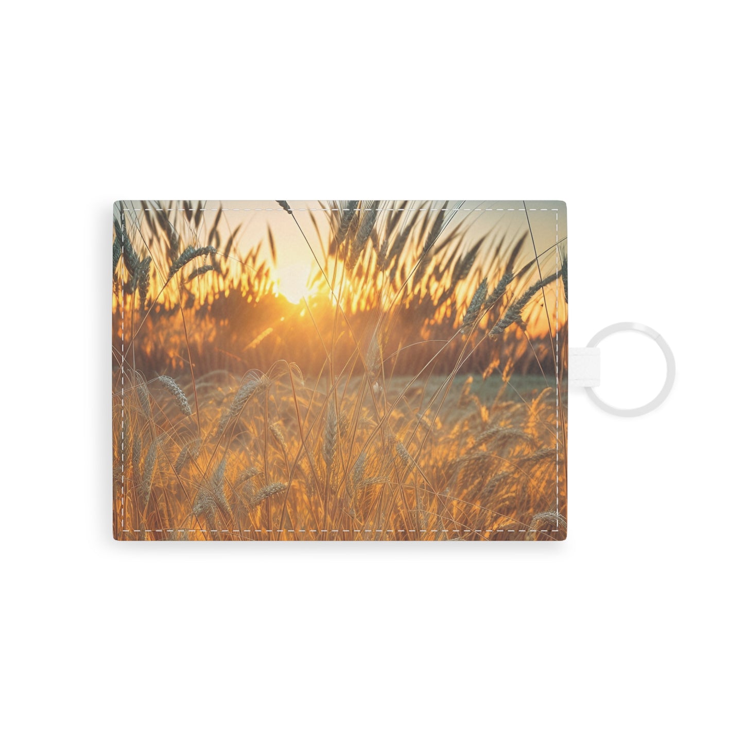 Golden Wheat Leather Card Holder (SP Photography Collection)