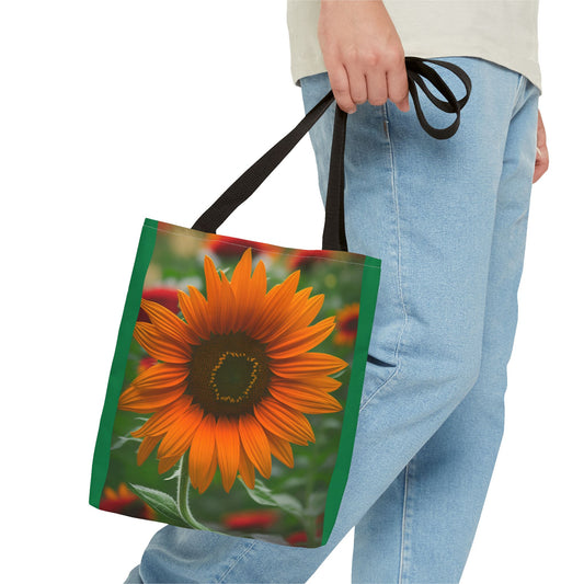 Orange Sunflower Tote Bag (SP Photography Collection) GREEN