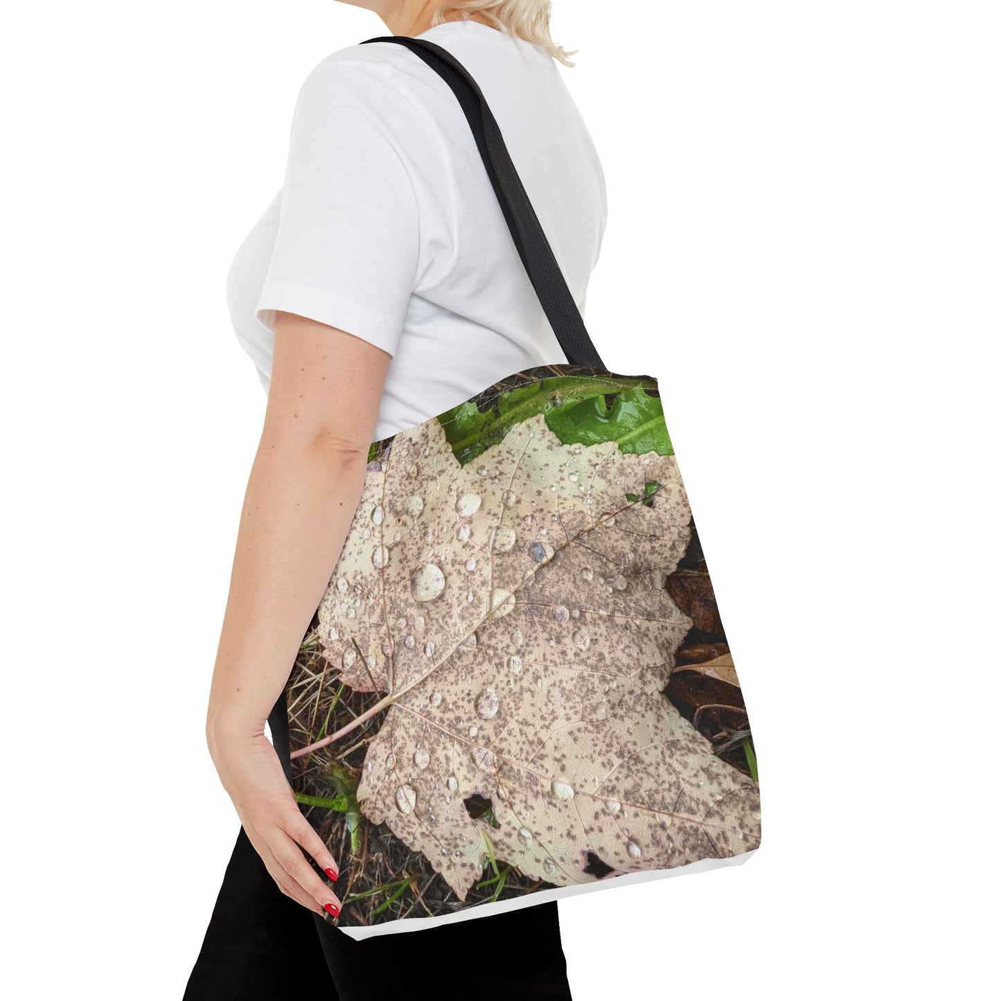 Leaf Tote Bag (Savor The Moment Collection) WHITE