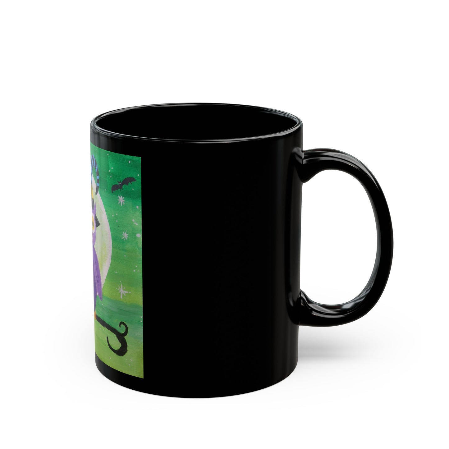 Night Owl 11oz Black Mug (Brookson Collection) BLACK