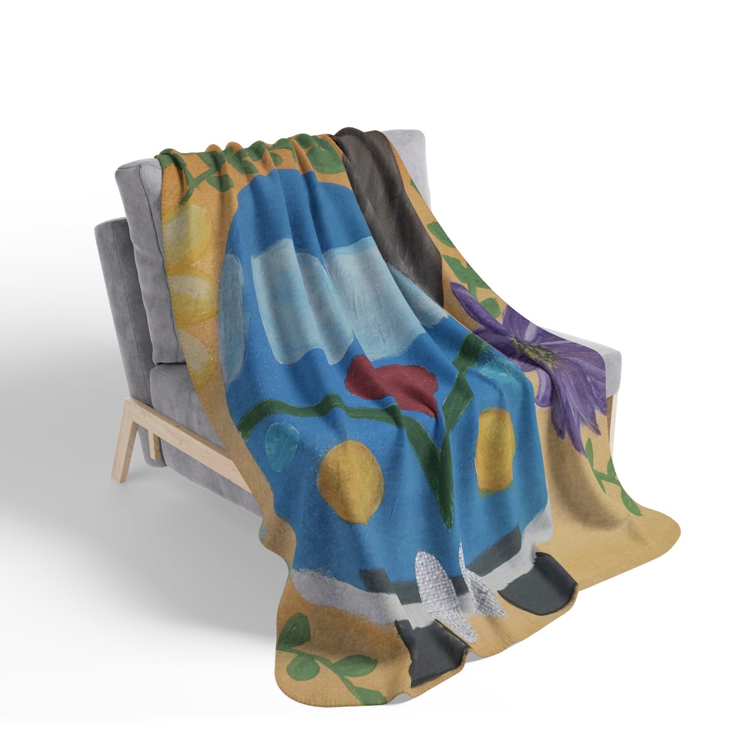 Beach Ride Fleece Sherpa Blanket (Brookson Collection)