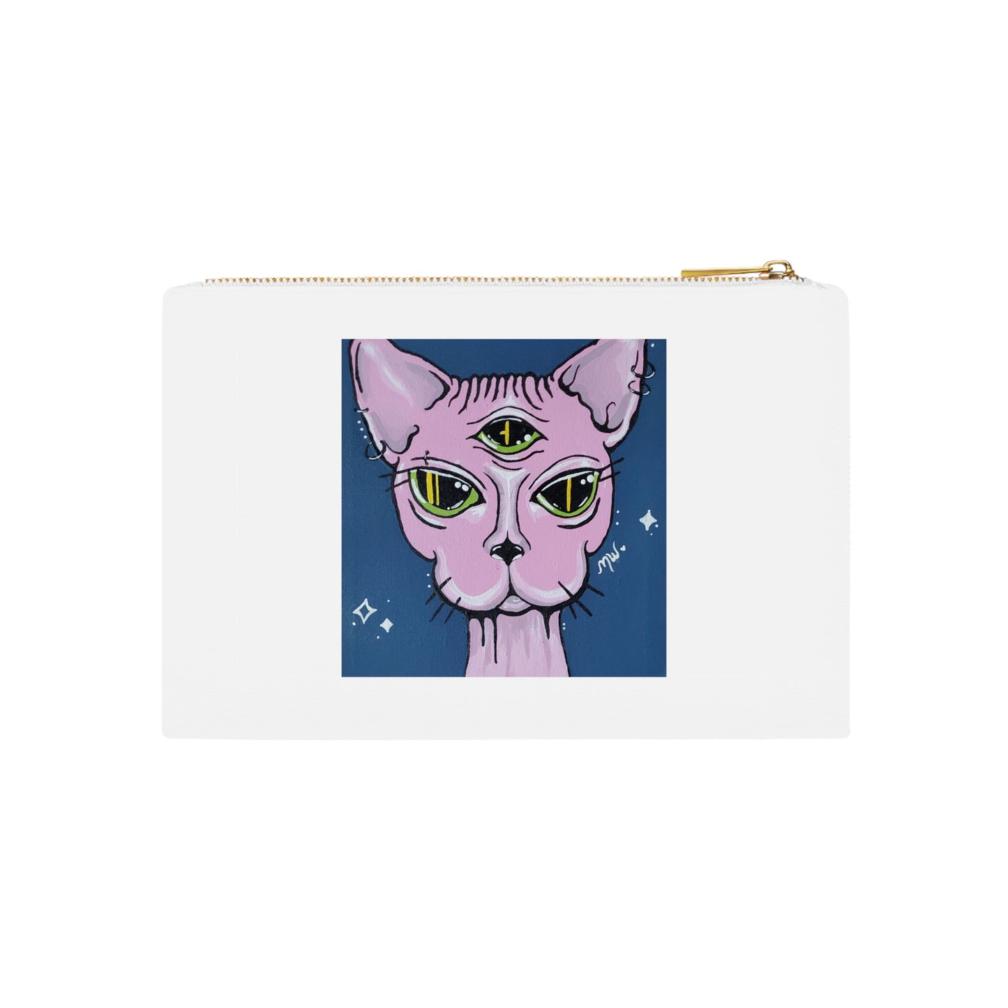 Madame Feline Cosmetic Bag (Peculiar Paintings Collection)