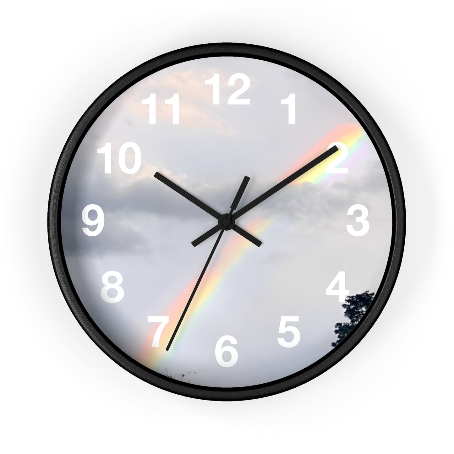 Rainbow Wall Clock (Enchanted Exposures By Tammy Lyne)