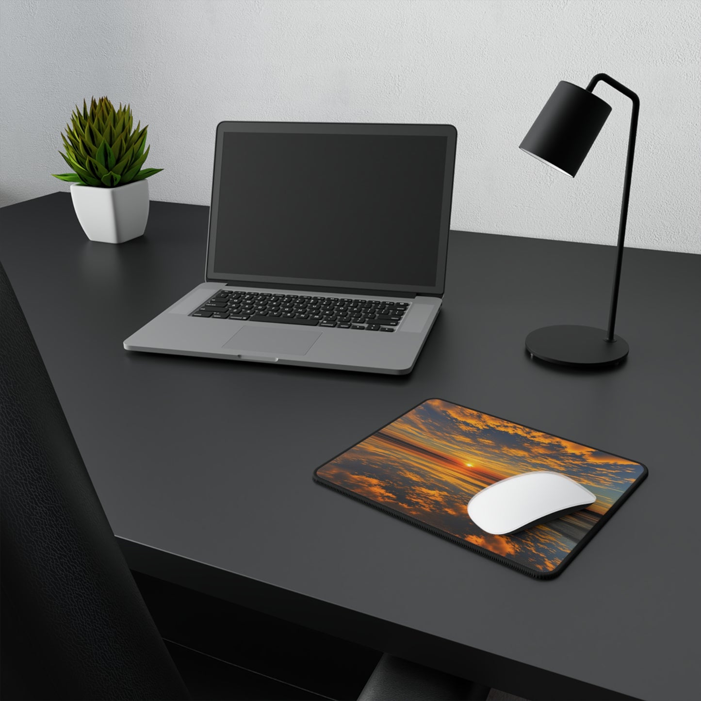 Orange Skies Non-Slip Mouse Pad (SP Photography Collection)
