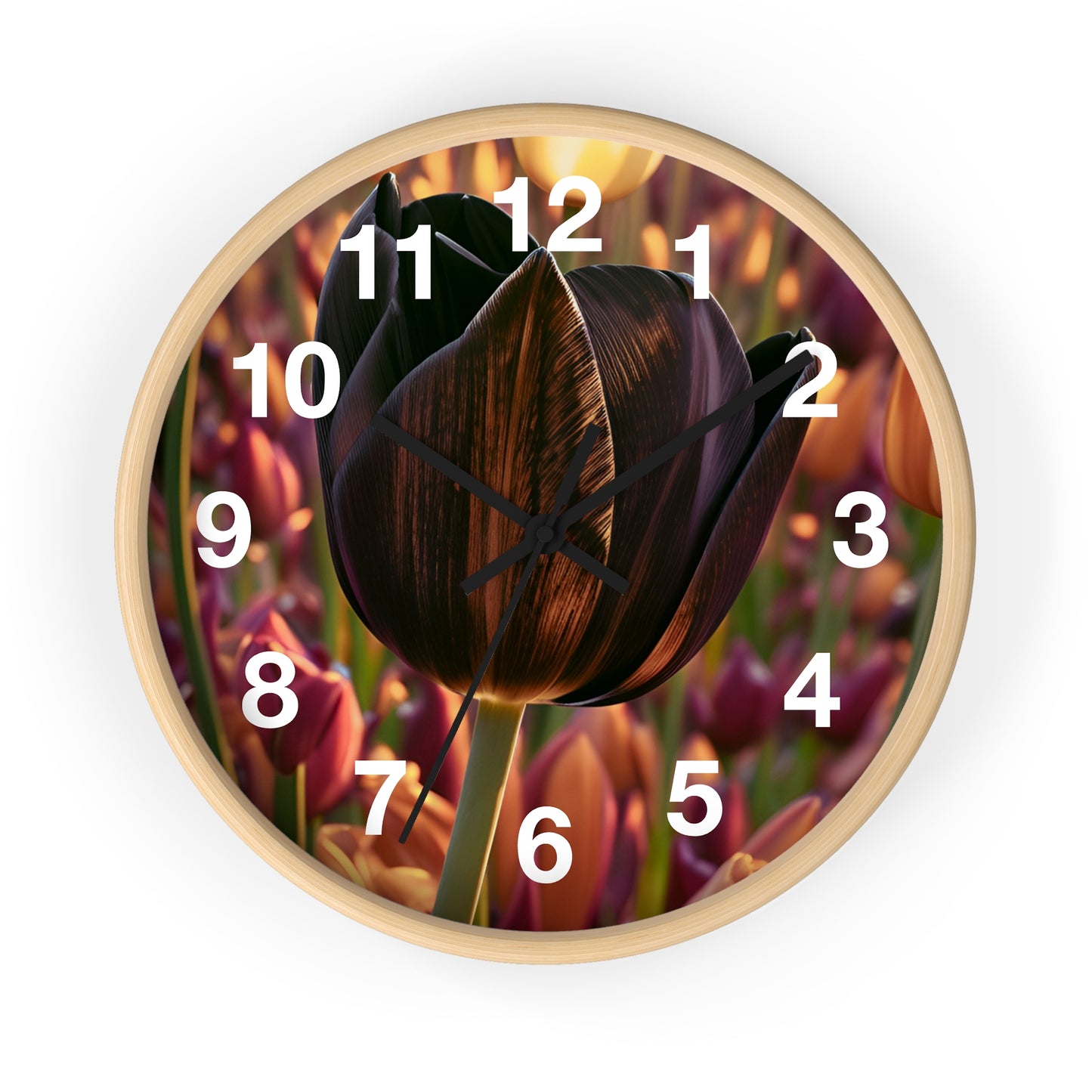 Purple Tulip Clock (SP Photography Collection)