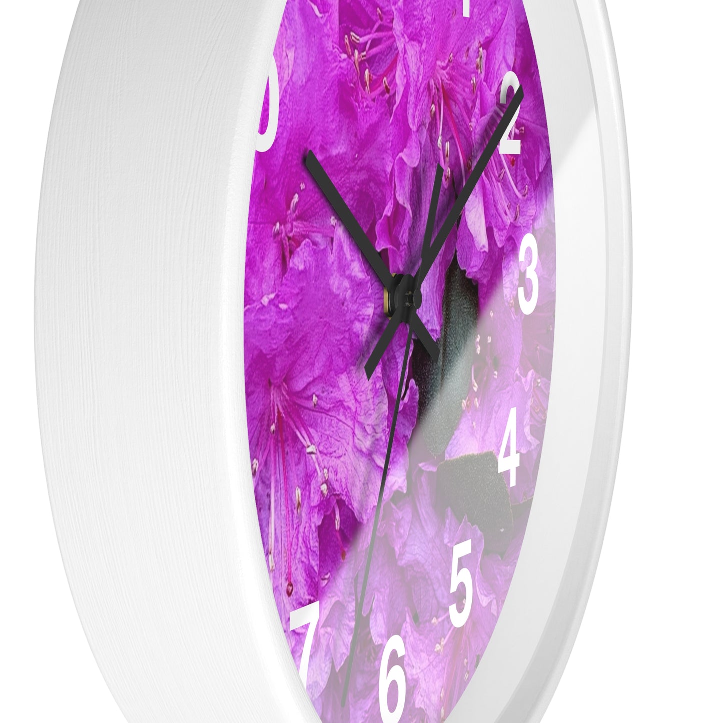 Pink Flower Wall Clock (Custom Creations By Catelyn)