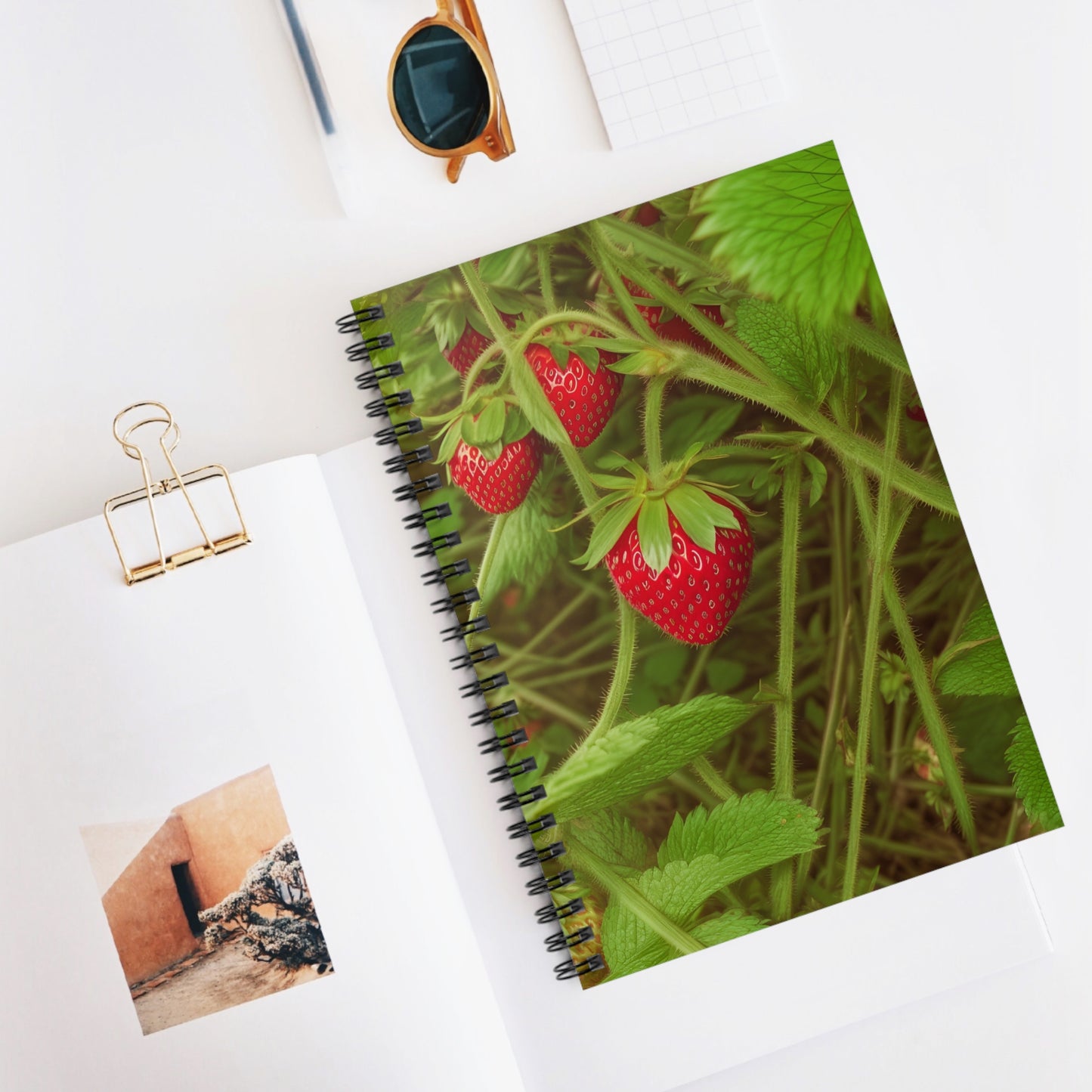 Strawberry Spiral Notebook( SP Photography Collection)