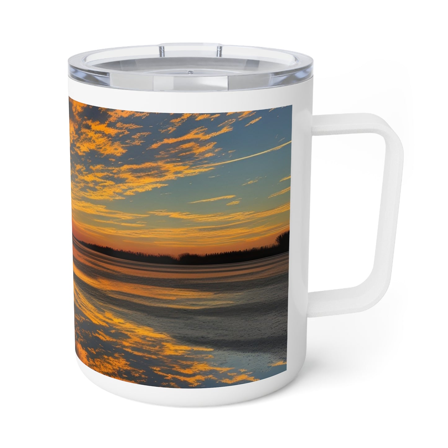 Orange Skies Insulated Coffee Mug, 10oz (SP Photography Collection)