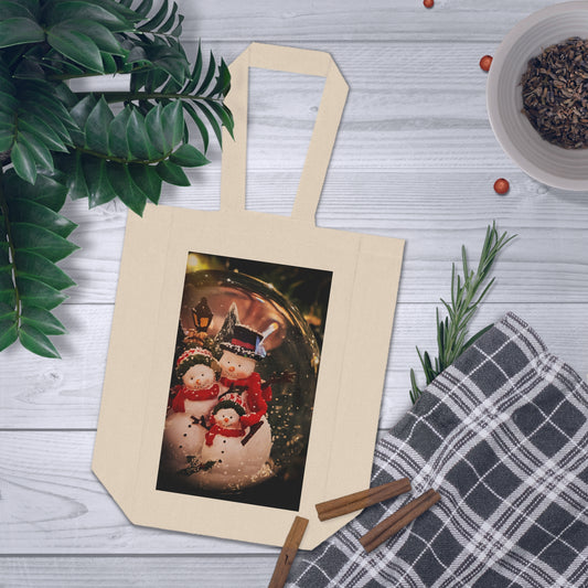 Snow Globe Double Wine Tote Bag (SP Photography Collection)